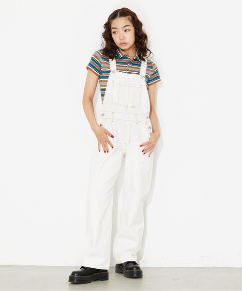 X-girl(エックスガール)の「STRIPED S/S BABY POLO SHIRT(ポロシャツ・レディース・ブラック/ブラウン/バーガンディー・S/M)」の22枚目の写真