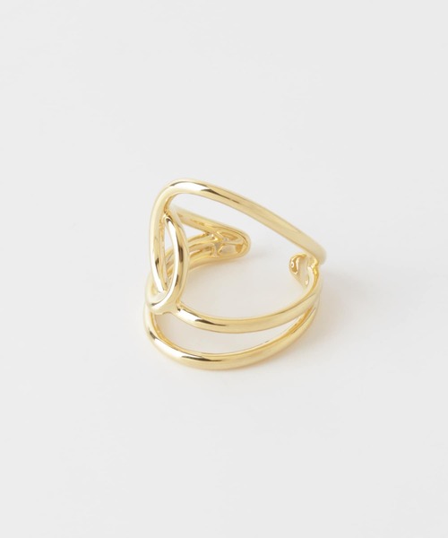 SMELLY（スメリー）の「メタルラインワイドリング（リング・レディース・ゴールド・-）」の5枚目の写真