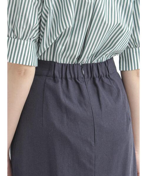 Te chichi(テチチ)の「麻混キャンバスタイトスカート(スカート・レディース・グレー/グリーン/ネイビー/カーキ・SMALL/MEDIUM)」の12枚目の写真