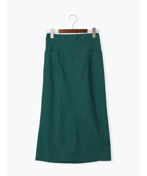 Te chichi(テチチ)の「麻混キャンバスタイトスカート(スカート・レディース・グレー/グリーン/ネイビー/カーキ・SMALL/MEDIUM)」の15枚目の写真