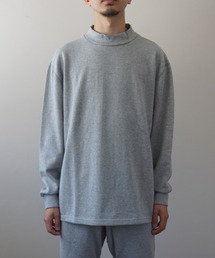LOCALINA | flatseam mockneck L/S tee(Tシャツ/カットソー)