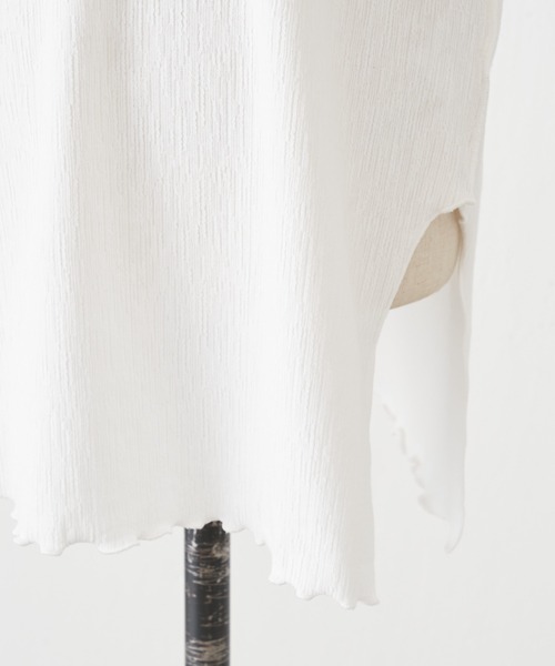 BEARDSLEY(ビアズリー)の「《FRIPIER》メローフレンチカットソー(Tシャツ/カットソー・レディース・ホワイト/ブラック/イエロー/ブロンズ/グリーン系その他2・FREE)」の6枚目の写真