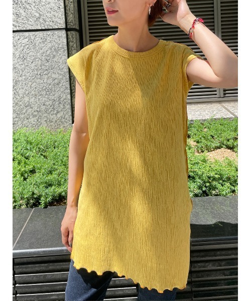 BEARDSLEY(ビアズリー)の「《FRIPIER》メローフレンチカットソー(Tシャツ/カットソー・レディース・ホワイト/ブラック/イエロー/ブロンズ/グリーン系その他2・FREE)」の22枚目の写真