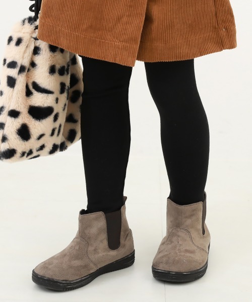 devirock（デビロック）の「無地厚手レギンス（レギンス/スパッツ・キッズ・ブラック/パープル系その他/ヘザーチャコール・80ｃｍ/90cm/110cm/100cm/120cm/130cm/140cm/150cm/160cm）」の2枚目の写真