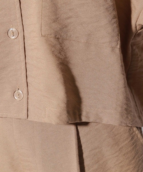 repipi armario（レピピ アルマリオ）の「セーラーシャツジャケットセットアップ（シャツ/ブラウス・キッズ・ブラック/ブラウン系/オレンジ系/グリーン系・SMALL/MEDIUM/LARGE）」の20枚目の写真