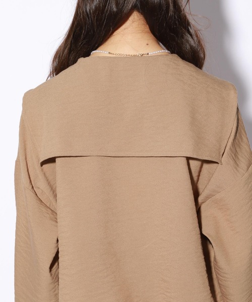 repipi armario（レピピ アルマリオ）の「セーラーシャツジャケットセットアップ（シャツ/ブラウス・キッズ・ブラック/ブラウン系/オレンジ系/グリーン系・SMALL/MEDIUM/LARGE）」の19枚目の写真