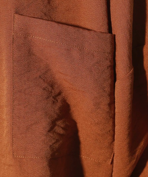 repipi armario（レピピ アルマリオ）の「セーラーシャツジャケットセットアップ（シャツ/ブラウス・キッズ・ブラック/ブラウン系/オレンジ系/グリーン系・SMALL/MEDIUM/LARGE）」の7枚目の写真