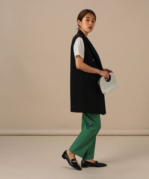 NOLLEY’S Sophi（ノーリーズソフィ）の「ダブルクロススティックパンツ（その他パンツ・レディース・ピンク/ブルー/グリーン・38/36/34）」の8枚目の写真