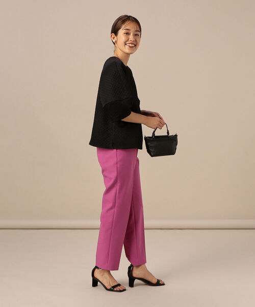 NOLLEY’S Sophi（ノーリーズソフィ）の「ダブルクロススティックパンツ（その他パンツ・レディース・ピンク/ブルー/グリーン・38/36/34）」の9枚目の写真