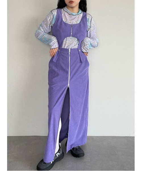 miette(ミエット)の「配色メロープリントチュールシアートップス(Tシャツ/カットソー・レディース・ブラック系その他/ブラウン系その他/マルチ/グリーン/ネイビー/ブルー/オレンジ/ピンク/ライトベージュ/その他/ホワイト系その他/その他1/ライトグリーン/ブルー系その他/ホワイト/オフホワイト/ブラック・FREE)」の18枚目の写真