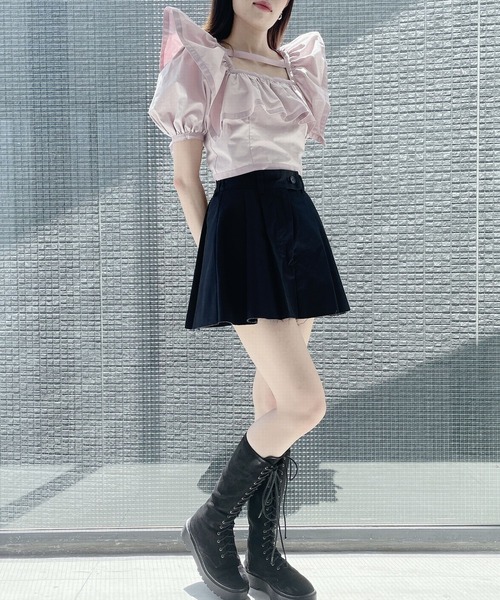 lilLilly（リルリリー）の「プリーツショートパンツ（その他
