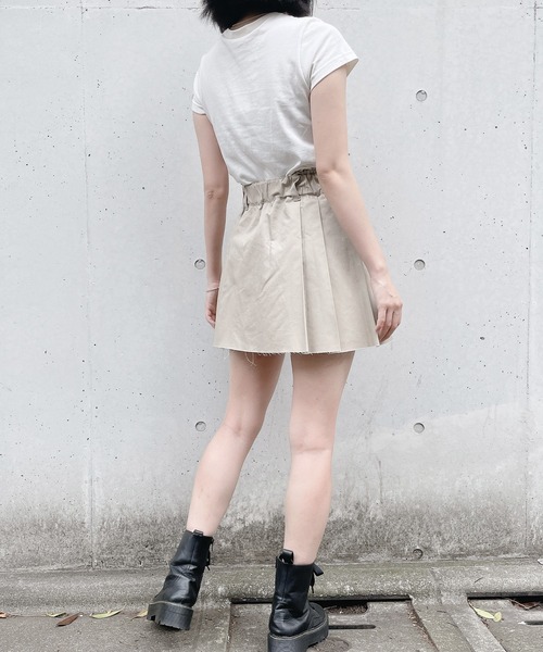 lilLilly（リルリリー）の「プリーツショートパンツ（その他パンツ・レディース・ブラック/ベージュ・FREE）」の15枚目の写真