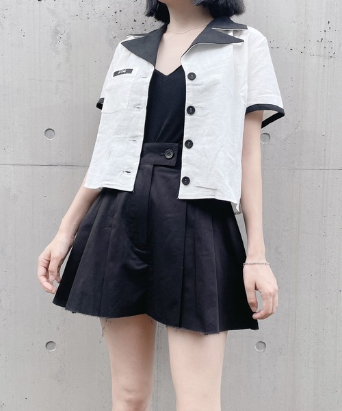 lilLilly（リルリリー）の「プリーツショートパンツ（その他パンツ・レディース・ブラック/ベージュ・FREE）」の18枚目の写真