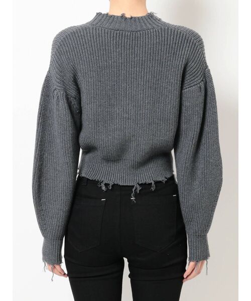 EMODA(エモダ)の「クラッシュリブショートカーディガン(カーディガン/ボレロ・レディース・ブラック/グレー/レッド/ブルー・FREE)」の17枚目の写真