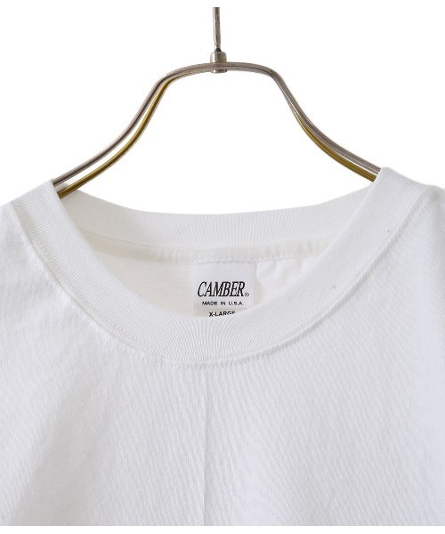 WP（ダブリューピー）の「WP / ダブリューピー：WP×CAMBER THE WOLF HEARTS L/Tee：WP07-T118[WAX]（Tシャツ/カットソー・メンズ・ホワイト×レッド/ブラック×ブルー・XL/L/XXL）」の5枚目の写真