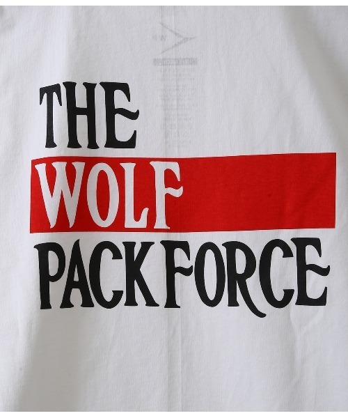 WP（ダブリューピー）の「WP / ダブリューピー：WP×CAMBER THE WOLF HEARTS L/Tee：WP07-T118[WAX]（Tシャツ/カットソー・メンズ・ホワイト×レッド/ブラック×ブルー・XL/L/XXL）」の9枚目の写真
