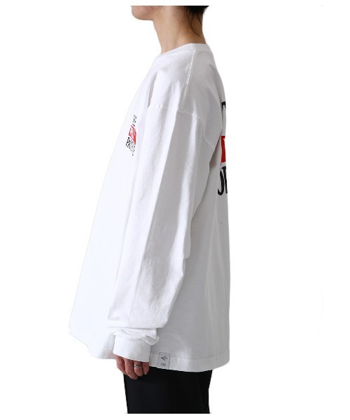 WP（ダブリューピー）の「WP / ダブリューピー：WP×CAMBER THE WOLF HEARTS L/Tee：WP07-T118[WAX]（Tシャツ/カットソー・メンズ・ホワイト×レッド/ブラック×ブルー・XL/L/XXL）」の11枚目の写真