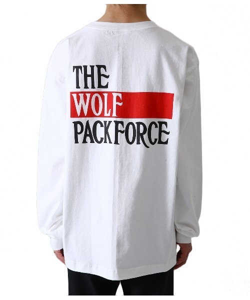 WP（ダブリューピー）の「WP / ダブリューピー：WP×CAMBER THE WOLF HEARTS L/Tee：WP07-T118[WAX]（Tシャツ/カットソー・メンズ・ホワイト×レッド/ブラック×ブルー・XL/L/XXL）」の12枚目の写真