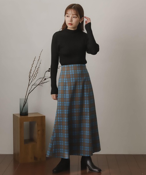 SENSE OF PLACE by URBAN RESEARCH（センスオブプレイスバイアーバンリサーチ）の「ランダムリブコンパクトセーター（ニット/セーター・レディース・アイボリー/ブラック/グリーン/ブルー・ONE）」の14枚目の写真