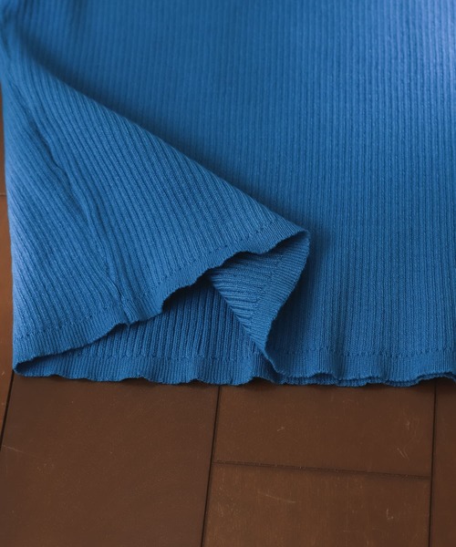 SENSE OF PLACE by URBAN RESEARCH（センスオブプレイスバイアーバンリサーチ）の「ランダムリブコンパクトセーター（ニット/セーター・レディース・アイボリー/ブラック/グリーン/ブルー・ONE）」の16枚目の写真