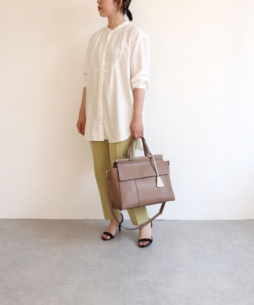 MIAN (ミアン)の「ANNABEL / ダブルフラップA4トートバッグ(トートバッグ・レディース・ブラック/ベージュ/グレー/モカ/ライトベージュ・FREE)」の14枚目の写真
