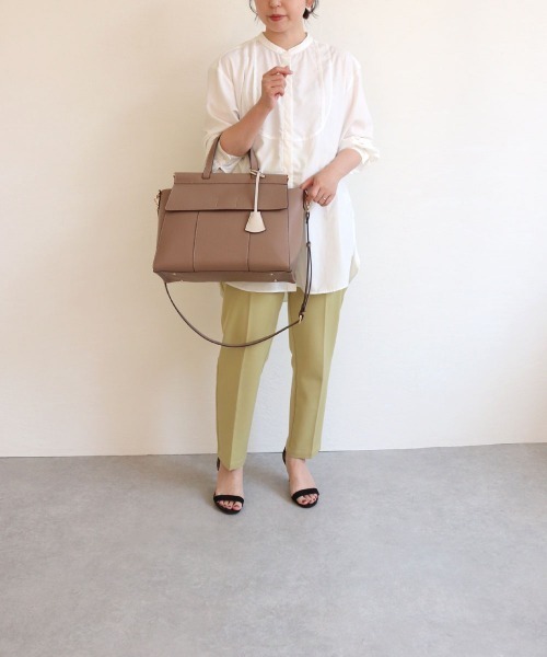 MIAN (ミアン)の「ANNABEL / ダブルフラップA4トートバッグ(トートバッグ・レディース・ブラック/ベージュ/グレー/モカ/ライトベージュ・FREE)」の15枚目の写真