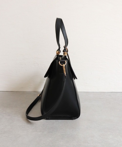 MIAN (ミアン)の「ANNABEL / ダブルフラップA4トートバッグ(トートバッグ・レディース・ブラック/ベージュ/グレー/モカ/ライトベージュ・FREE)」の18枚目の写真