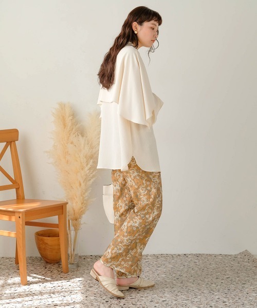 Bab（バブ）の「リバーシブルジャガードパンツ（その他パンツ・レディース・マスタード/ネイビー・M）」の18枚目の写真
