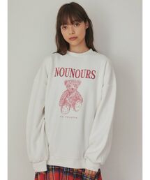 merry jenny | bear embroideryトレーナー(Tシャツ/カットソー)