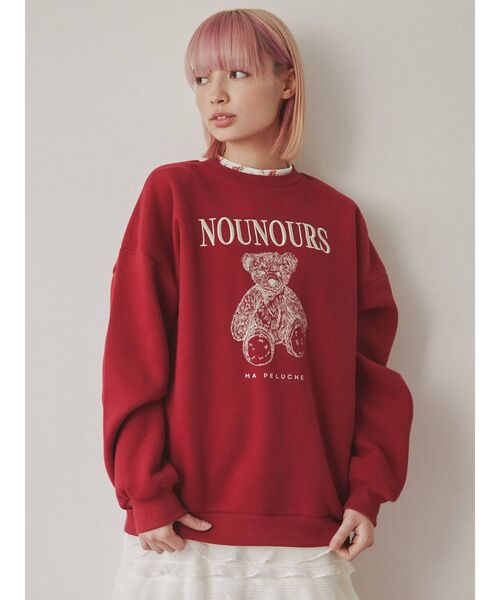 merry jenny（メリージェニー）の「bear embroideryトレーナー（Tシャツ/カットソー・レディース・オフホワイト/グレー/レッド・FREE）」の20枚目の写真