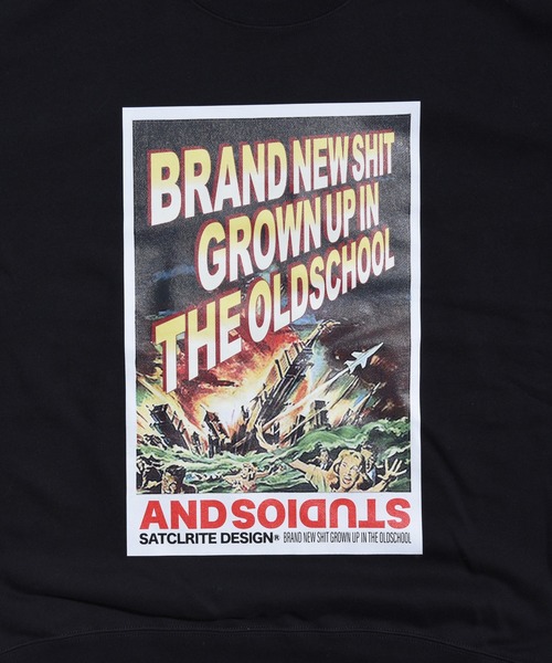 ANDSTUDIOS（アンドステュディオス）の「ANDSTUDIOS（アンドステュディオス）COLLIDE クルーネック ビッグシルエット スウェット トレーナー（スウェット・レディース・パープル/グレー/グリーン/クリーム/ワインレッド/ブラック/カーキ・ONE SIZE）」の13枚目の写真