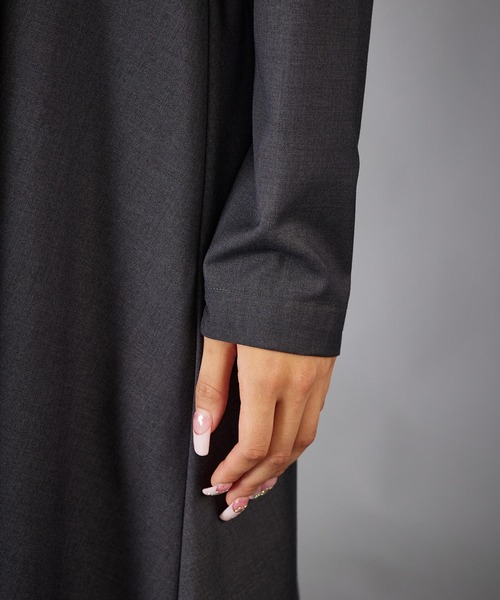 SILAS（サイラス）の「LAYERED DRESS（ワンピース・レディース・ベージュ/グリーン/チャコール・ONE SIZE）」の11枚目の写真