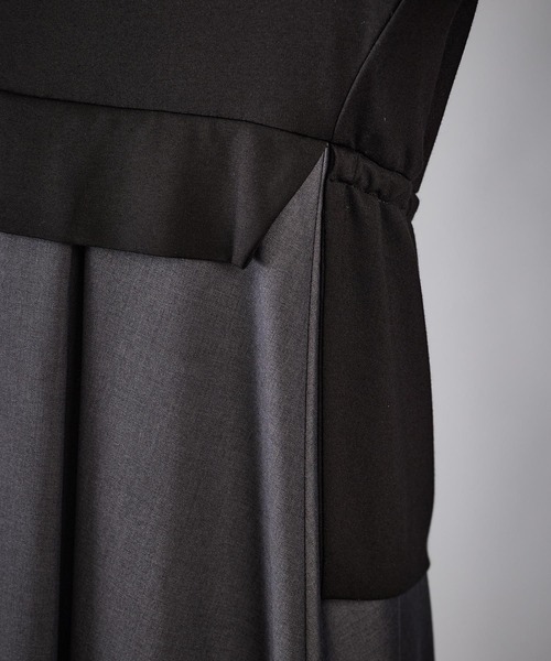 SILAS（サイラス）の「LAYERED DRESS（ワンピース・レディース・ベージュ/グリーン/チャコール・ONE SIZE）」の12枚目の写真