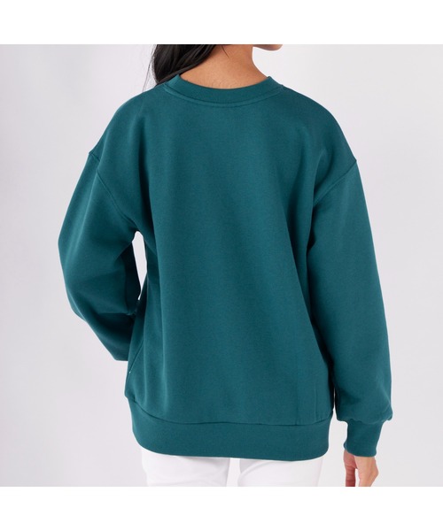 Ocean Pacific(オーシャンパシフィック)の「Ocean Pacific/オーシャンパシフィック スウェット クルーネック 長袖 リブ ドロップショルダー トップス トレーナー(スウェット・レディース・チャコールグレー/ヘザーグレー/ベージュ/グリーン/ホワイト・L/XL/M)」の7枚目の写真