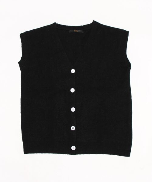 Ritzy(リッツィー)の「Vネックカーディガンベスト(ベスト・レディース・ライトグレー/ブラック/ブラウン/ダークグレー・FREE)」の8枚目の写真