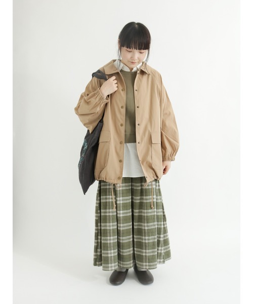 Samansa Mos2（サマンサ モスモス）の「◎前後着ミニ裏毛ベスト（Tシャツ/カットソー・レディース・ブラウン/キナリ/カーキ・ﾌﾘ-）」の12枚目の写真