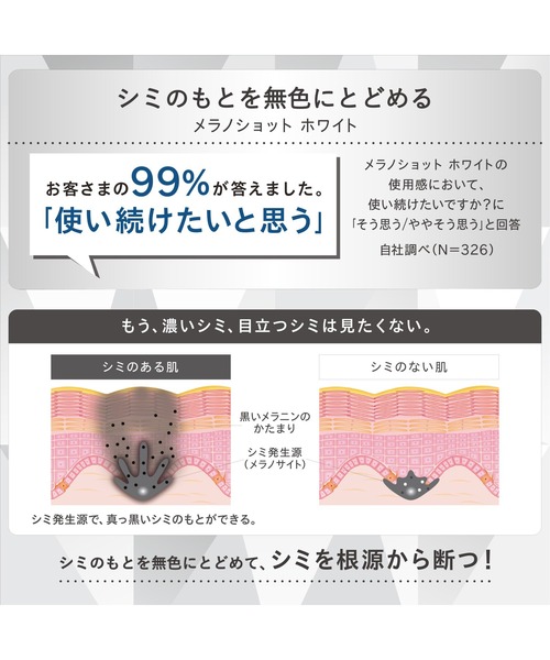 ONE BY KOSE（ワンバイコーセ―）の「ZOZO限定 / 医薬部外品 / メラノショット ホワイト D (ミニサイズ) 美白美容液 ＋ セラム ヴェール (ミニサイズ) うるおい改善美容液 ＋ ザ ウォーター メイト （２連ラミサンプル×２個） 高保湿化粧水（スキンケアキット/ギフトセット・レディース・その他・FREE）」の12枚目の写真