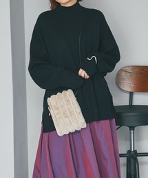 un dix cors | 秋冬の定番人気　もっちりミドルネックニット(ニット/セーター)