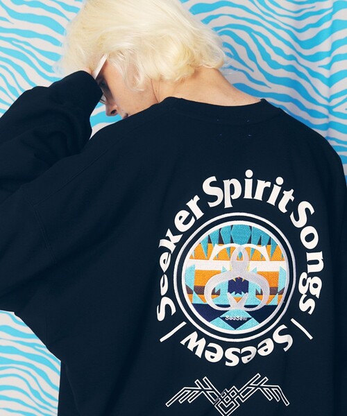 PUBLUX（パブリュクス）の「【SeeSew/シーソー】 Seeker LOGO SWEAT