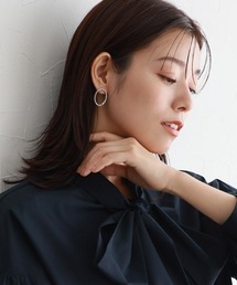 Pierrot（ピエロ）の「【silver925】925ポストリングピアス（ピアス（両耳用））」