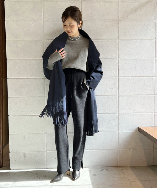 plage（プラージュ）の「【FULADD/フラード】 ECO SUEDE ストール（マフラー・レディース・ネイビー・FREE）」の11枚目の写真