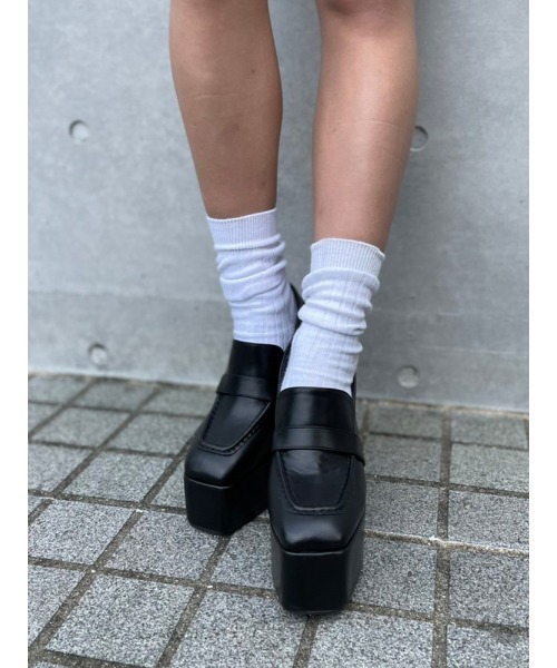 ENVYM（アンビー）の「プラットフォームローファー（ローファー・レディース・ブラック系その他/ブラック・22.5/23.5/24.5）」の7枚目の写真