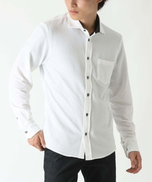 MK MICHEL KLEIN HOMME  | サッカーストライプシャツ(シャツ/ブラウス)