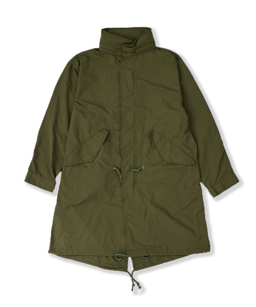 UNIVERSAL OVERALL（ユニバーサルオーバーオール）の「撥水 オーバーコート【OVER COAT】（ナイロンジャケット・メンズ・ブラック/オリーブ/ベージュ・S/M/L）」の12枚目の写真