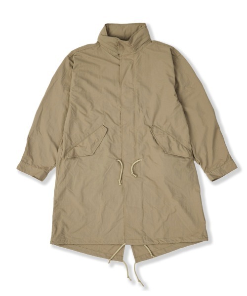 UNIVERSAL OVERALL（ユニバーサルオーバーオール）の「撥水 オーバーコート【OVER COAT】（ナイロンジャケット・メンズ・ブラック/オリーブ/ベージュ・S/M/L）」の13枚目の写真