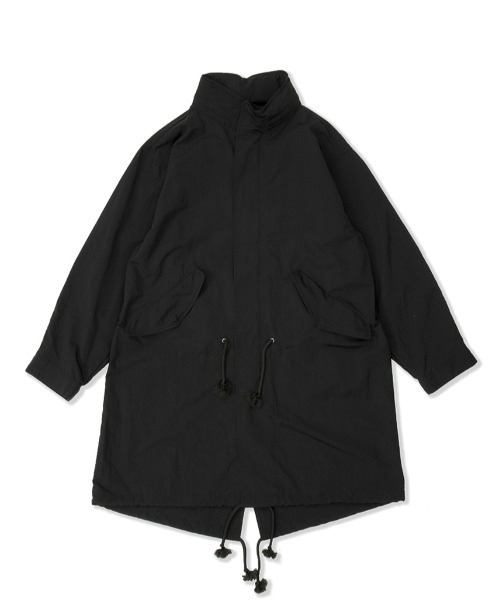 UNIVERSAL OVERALL（ユニバーサルオーバーオール）の「撥水 オーバーコート【OVER COAT】（ナイロンジャケット・メンズ・ブラック/オリーブ/ベージュ・S/M/L）」の14枚目の写真