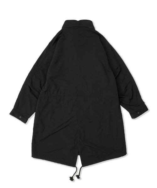 UNIVERSAL OVERALL（ユニバーサルオーバーオール）の「撥水 オーバーコート【OVER COAT】（ナイロンジャケット・メンズ・ブラック/オリーブ/ベージュ・S/M/L）」の15枚目の写真