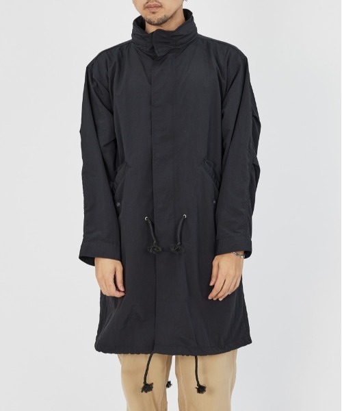 UNIVERSAL OVERALL（ユニバーサルオーバーオール）の「撥水 オーバーコート【OVER COAT】（ナイロンジャケット・メンズ・ブラック/オリーブ/ベージュ・S/M/L）」の16枚目の写真