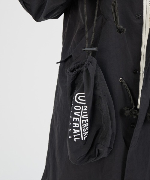 UNIVERSAL OVERALL（ユニバーサルオーバーオール）の「撥水 オーバーコート【OVER COAT】（ナイロンジャケット・メンズ・ブラック/オリーブ/ベージュ・S/M/L）」の21枚目の写真