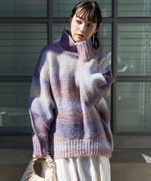 FREAK'S STORE | グラデーションタートルニットプルオーバー(ニット/セーター)
